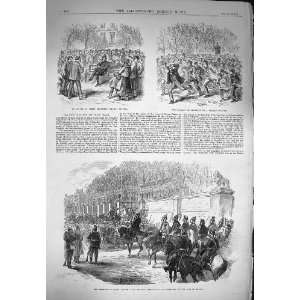  1871 General Blumenthal Rue Rivoli Champs Elysees War 
