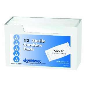  Dynarex Abdominal Pad 8 X 7.5 Sterile, 12 Count Health 