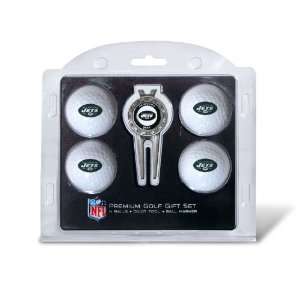  NFL New York Jets 4 Golf Balls and Divot Tool Sports 