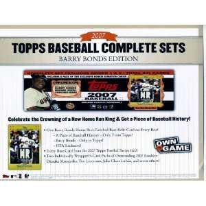  Bonds Edition (Includes Barry Bonds Game Used Base Card) Sports