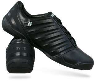 Swiss Court Spin Mens Trainers / Shoes 02644029 All Sizes Black 