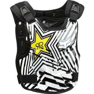  FOX PROFRAME LC ROCKSTAR ROOST PROTECTOR WHITE/BLACK SM/MD 