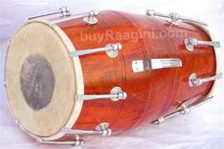 NATURAL DHOLAK BOLT TUNED FOR SALE ~DHOLKI ~ 22~AJD  