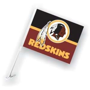     Washington Redskins Car Flag W/Wall Brackett