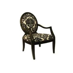  Black Frame Chair with Cream Background and Large Black 