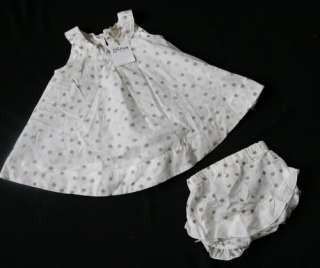NWT Jottum Swandet Baby Dress Bloomer 74 12 12m NEW  