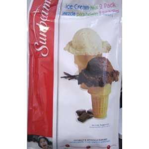 Sunbream Ice Cream Mix 2 pack Creamy Vanilla & Chocolate  