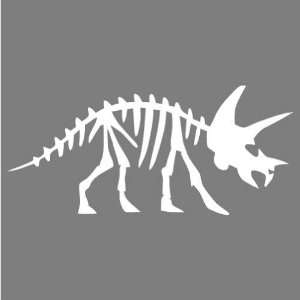 Triceratops Dinosaur Fossil  Medium  Vinyl Wall Decal 