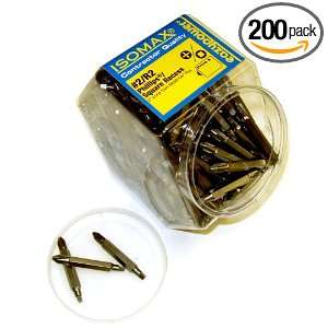   00866 #2/#2 Phillips/Square Recess 2in Double Ended Tips, 200 Pack