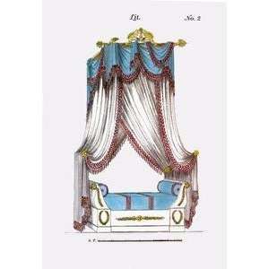  Vintage Art French Empire Bed No. 2   04481 0
