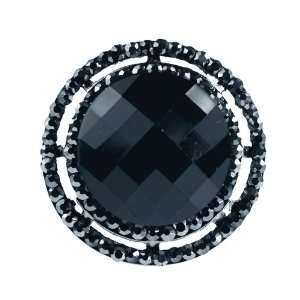  Black Noir Gemstone Ring Jewelry