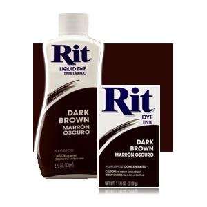  Rit Dye 25 Rit Powder Dye, Dark Brown (6 Pack)