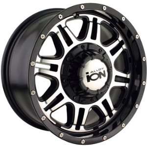 Alloy Ion Style 186 17x8 Black Wheel / Rim 5x5 & 5x135 with a 10mm 