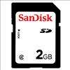 San Disk 2GB SD Secure Digital Flash Memory Card 2 G GB 2G New  