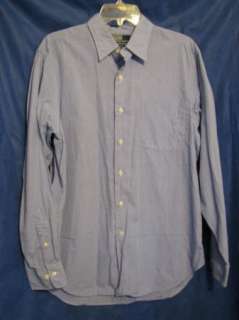 RALPH LAUREN POLO Warwick Dress Shirt BUTTON UP 16 34/35 1 PKT Blue 
