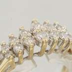 Breathtaking 14K Yellow Gold Diamond Vintage Anniversary Wedding Ring