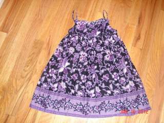 Gap kids purple flroal dress Nwt 4 5  