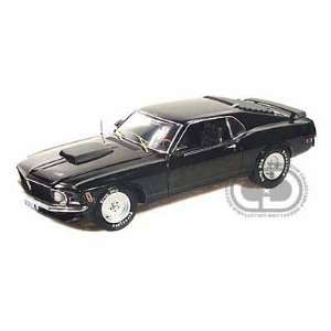  1970 Boss 429 Ford Mustang 1/18 Custom Black Toys & Games
