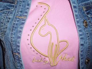 BABY PHAT GIRLS OUTFIT (shirt, jeans, & jacket)  