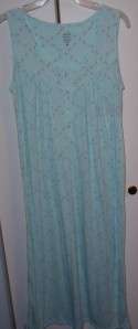  Womans Sleeveless Cotton Blend Nightgowns  Sizes S M L 1X 2X  Hanes