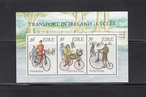 CYCLING   Ireland   91 sheet of 3  MNH S940  