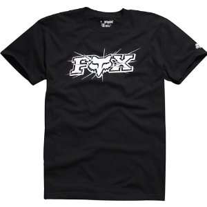 Fox Racing Tempered Mens Short Sleeve Fashion Shirt   Black / Small