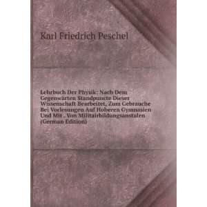   (German Edition) Karl Friedrich Peschel Books