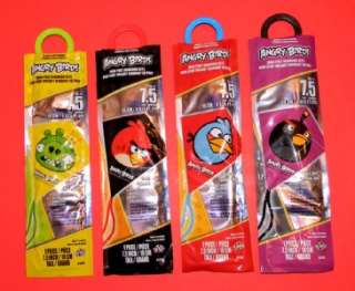 ANGRY BIRDS 7.5 MINI DIAMOND KITE SET OF 4 DIFFERENT READY TO FLY 