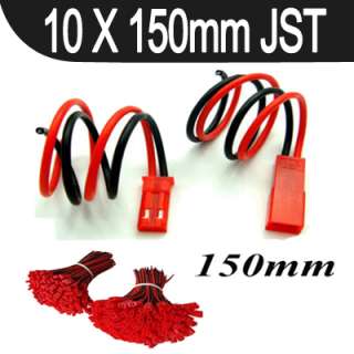 10x150mm 6 helicopter lipo Battery plug JST connector  