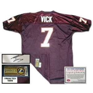 Michael Vick Virginia Tech Hokies Autographed Authentic Virginia Tech 