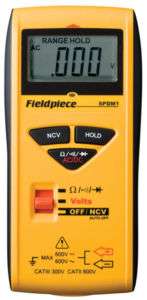 Fieldpiece SPDM1 Digital Pocket Multimeter W/Case&Leads  