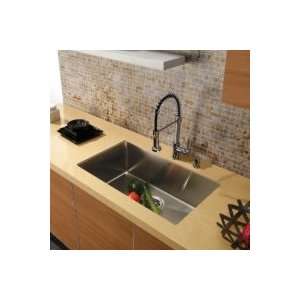Vigo Industries Undermount Kitchen Sink, Faucet and Dispenser Combo 
