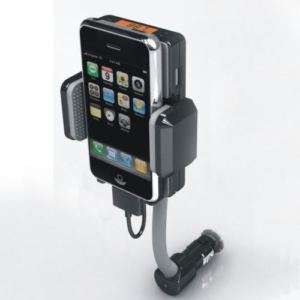 FM TRANSMITTER CAR CHARGER DOCK FOR APPLE iPod IPHONE  
