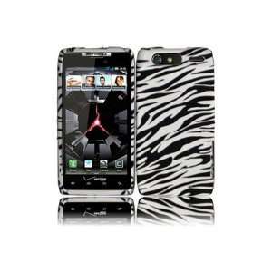  Motorola Droid RAZR 4G Graphic TPU Skin Case   Black/White 