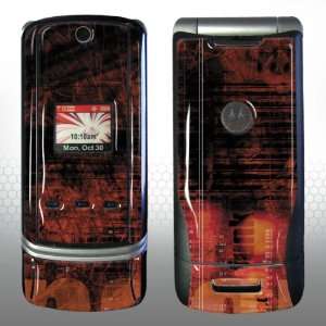Motorola krzr red abstract Gel skin m3667