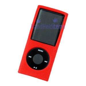 HHI iPod Nano 4th Generation NanSkinz 4G   Red  