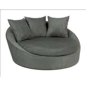  Avenue Six Roundabout Low Circle Chair, Charcoal