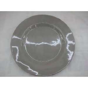  Ceramic ArtTM 4 Pieces of Dark Grey 11.5 Inch Round 