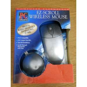  PC Concepts 87003 Cordless RF Scroll Mouse Electronics
