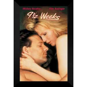  9 1/2 Weeks 27x40 FRAMED Movie Poster   Style B   1986 