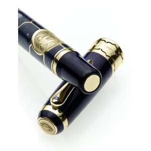  Montegrappa Cosmos Enigma Rollerball   Yellow Gold 