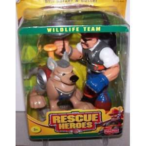  Bill Barker & Buster RESCUE HEROES Wildlife Team Toys 