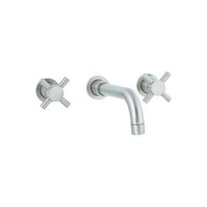 Cifial 222.156.620 3 Hole Wall Mount Lavatory Faucet   Cross Handles