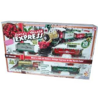  Holiday Santa Express Christmas Train Set, 35 PIECE SET 
