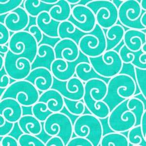  Swirly Gig, Nordic Holiday, Cotton quilt fabric by Michael 