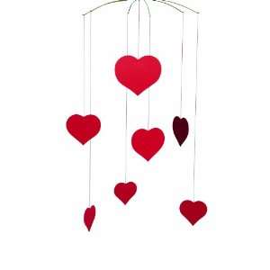  Flensted Mobiles Nursery Mobiles, Happy Hearts Baby