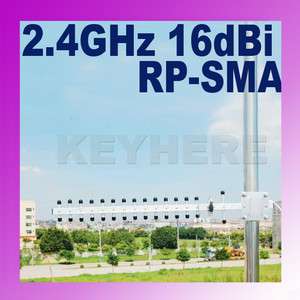 Yagi 16dBi 2.4 GHz 802.11b/g WiFi Antenna RP SMA N F  