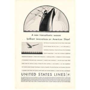   Lines Club Leviathon Cruise Ship Print Ad (17511)