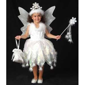  Snowflake Fairy Kids Costume   Large (10) Toys & Games