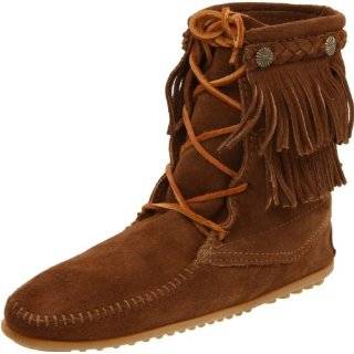  Minnetonka Womens Woodstock Boot Moccasin Shoes